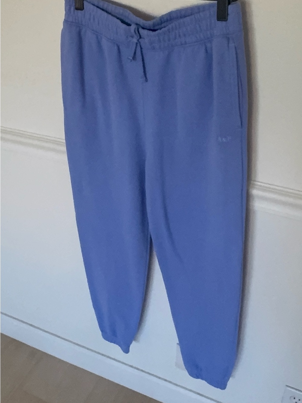 NWOT- abercrombie kids peri winkle Blue Drawstring Joggers Sz 13/14